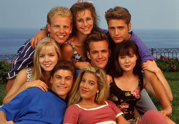 Herci ze seriálu Beverly Hills 90210 na počátku natáčení