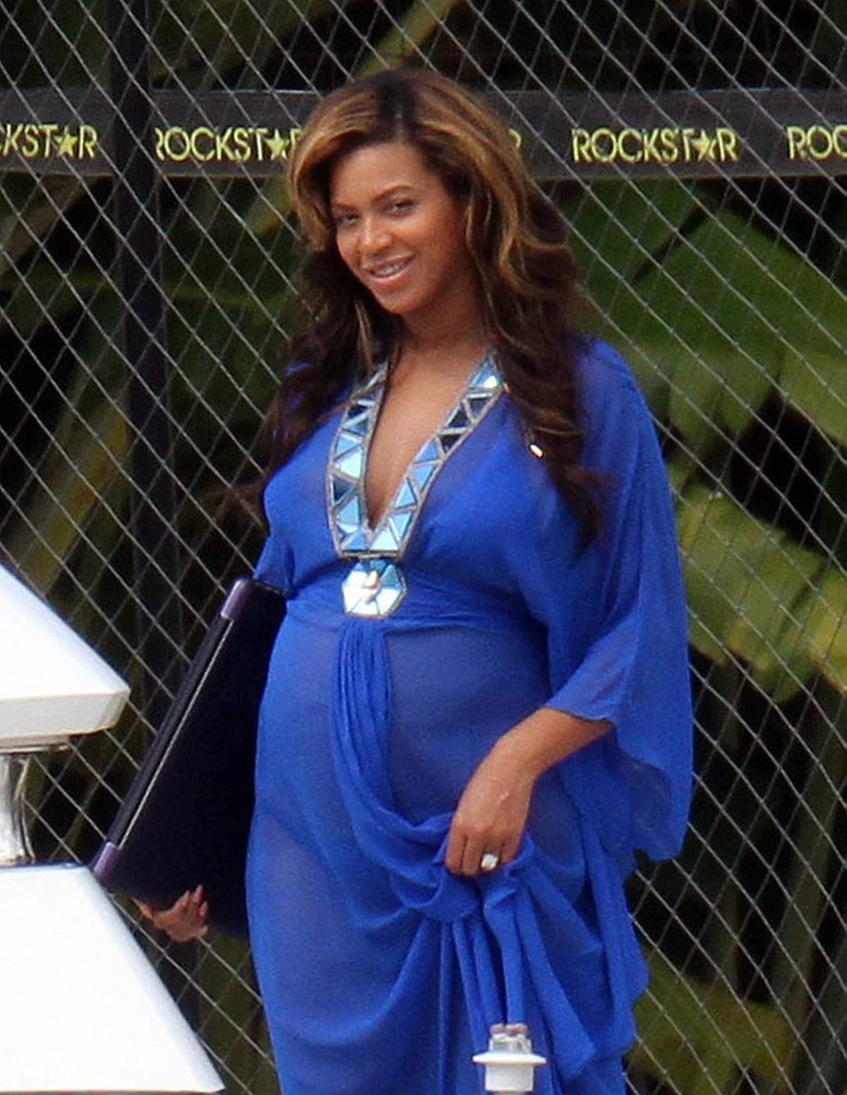 Těhotná Beyoncé před porodem odpočívala na Floridě.