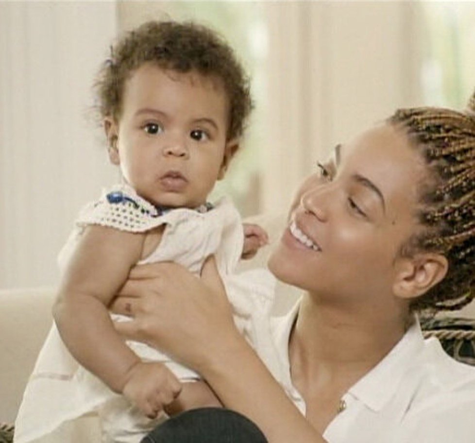 S milovanou dcerou Blue Ivy.