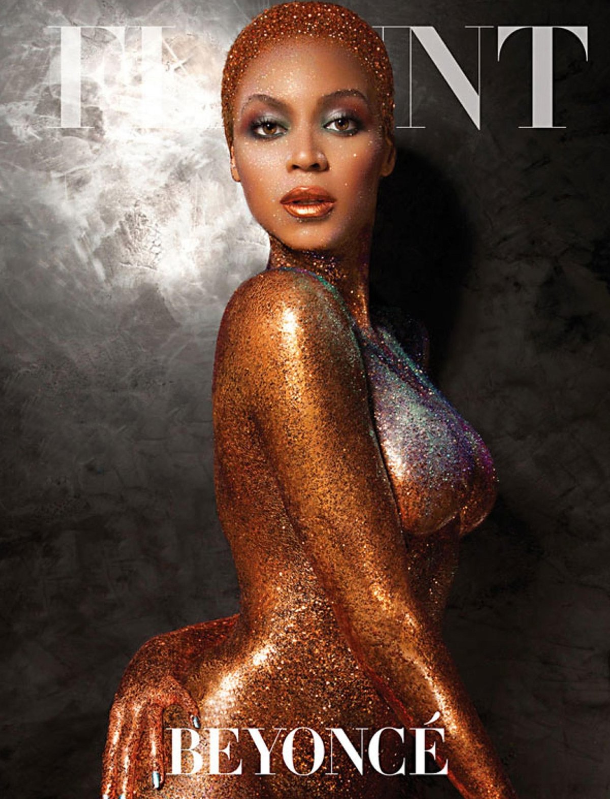 Beyoncé ve zlatě.