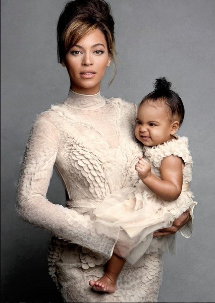 Beyoncé s Blue Ivy, když jí bylo 11 měsíců.