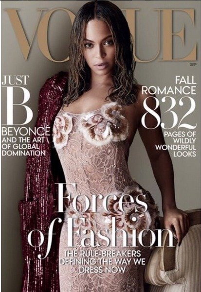 Zářijové Vogue se bude pyšnit Beyoncé na titulce.