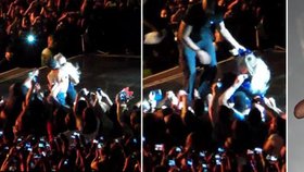 Beyoncé předvedla na koncertě v Brazílii svou sílů - udržela fanouška, který se jí snažil stáhnout z pódia dolů
