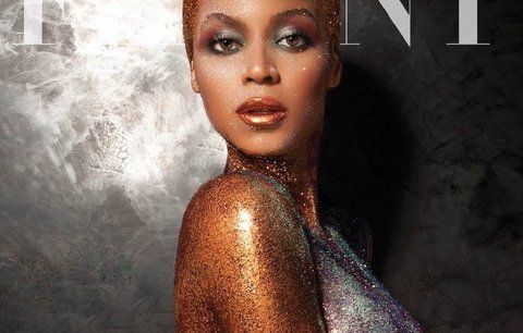 Úplně nahá Beyoncé: Na obálce časopisu se oblékla jen do třpytek!
