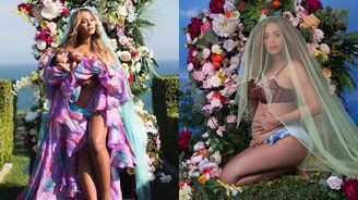 Beyoncé poprvé ukázala dvojčata. Na fotografii pózuje jako Venuše a Panna Marie v jednom.  