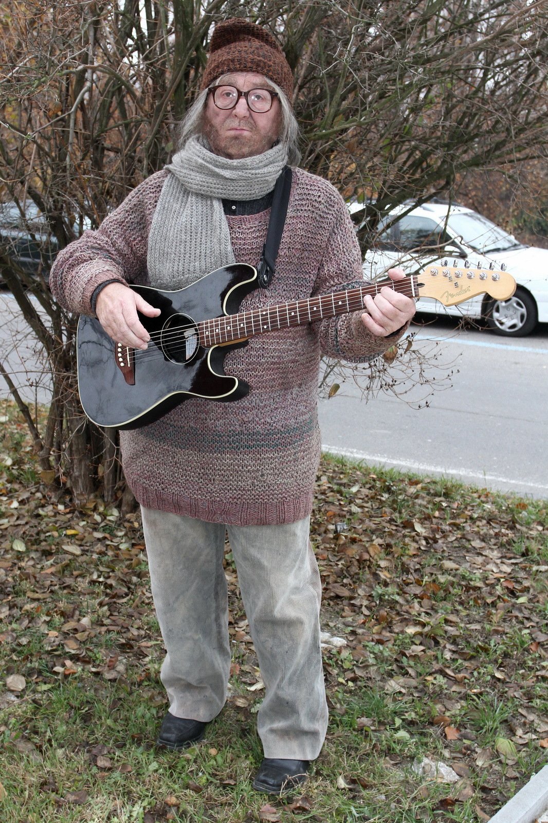 Za bezdomovce se loni převlékl Petr Janda.