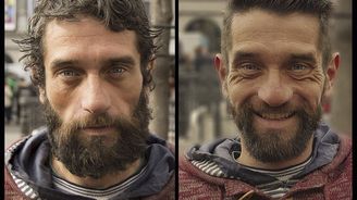 Madridská charita: Holiči dělají z bezdomovců hipstery