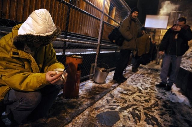 Zimní noclehárny pro bezdomovce
