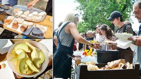 Piknik pro lidi bez domova pořádali dobrovolníci na Štvanici.