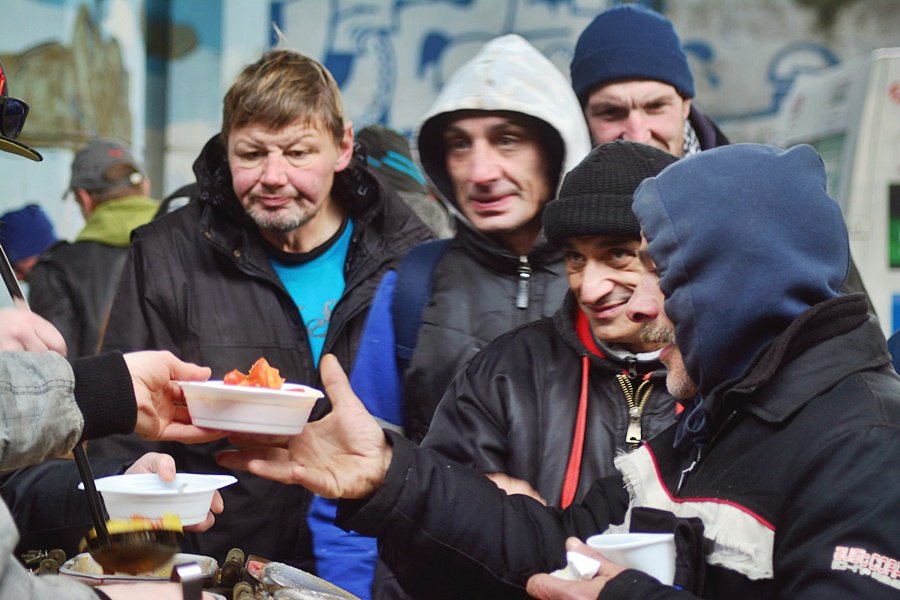 Martin vaří pro lidi bez domova už pět let.