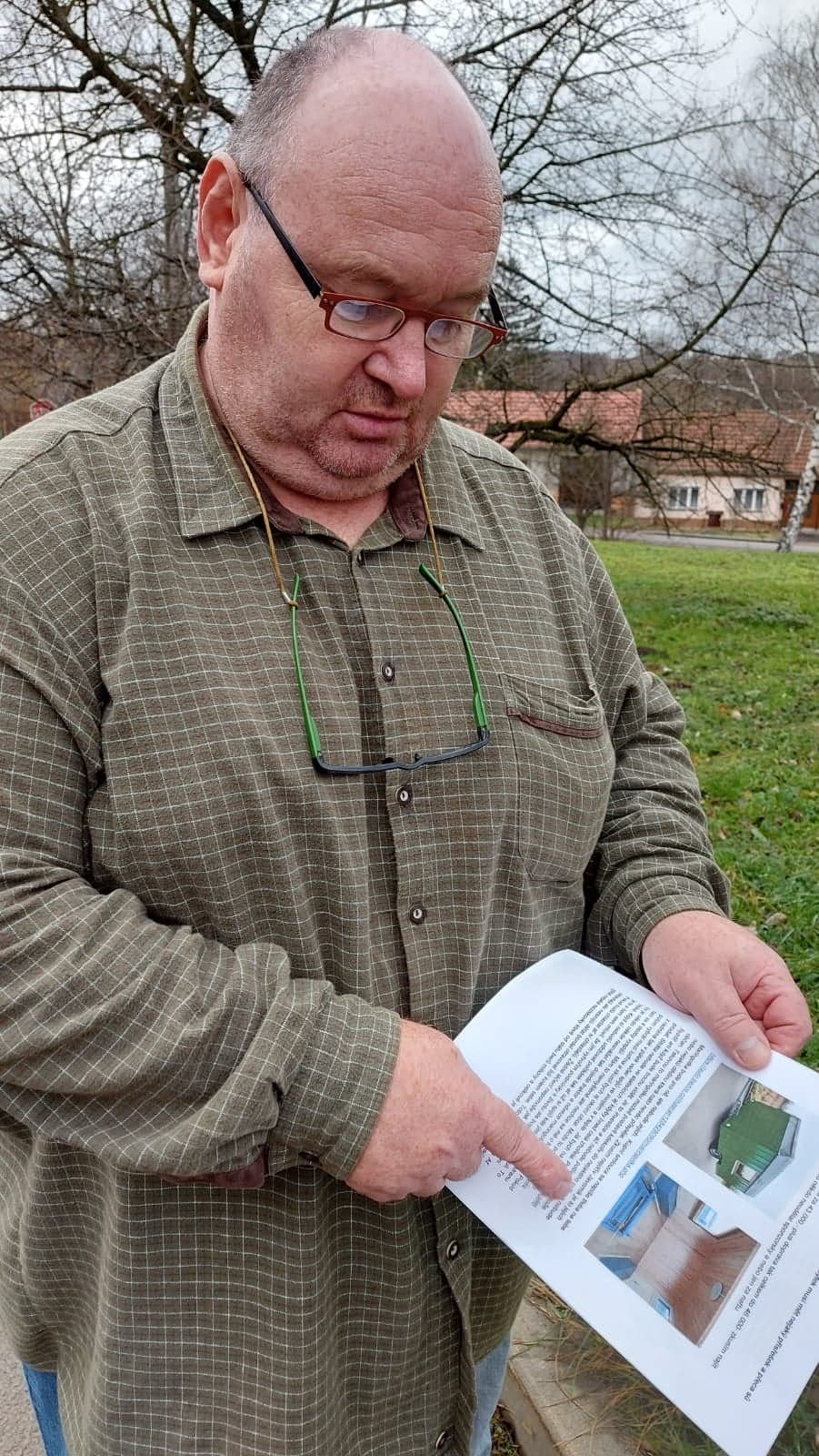 Václav Hučík z Blatničky. Nezaměstnaný muž, který chce bezdomovcům koupit maringotku.