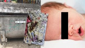 Bezdomovec našel v zakrváceném povlečení v popelnici na sídlišti v Karviné mrtvolku novorozence. Policie nyní obvinila z vraždy drogově závislou matku (31).