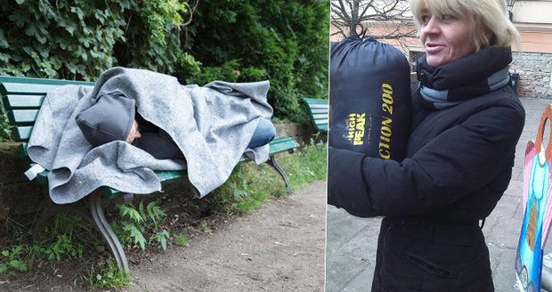 Zima se blíží: Aktivisté sbírají spacáky. Rozdají je pražským bezdomovcům