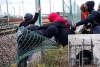 Uprchlické vzpoury v Calais: Problém pro celou Evropu, varují Británie a Francie
