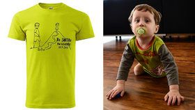 Pomoci malému Vojtíškovi můžete zakoupením trička.