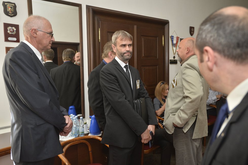 Odcházející šéf ÚOOZ Robert Šlachta na jednání bezpečnostního výboru Poslanecké sněmovny 23. června 2016. Řešila se reorganizace policie.