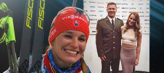Slovenská biatlonistka Paulína Fialková a její odvážný outfit