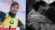 Biatlonový suverén Martin Fourcade se pochlubil dalším přírůstkem do rodiny