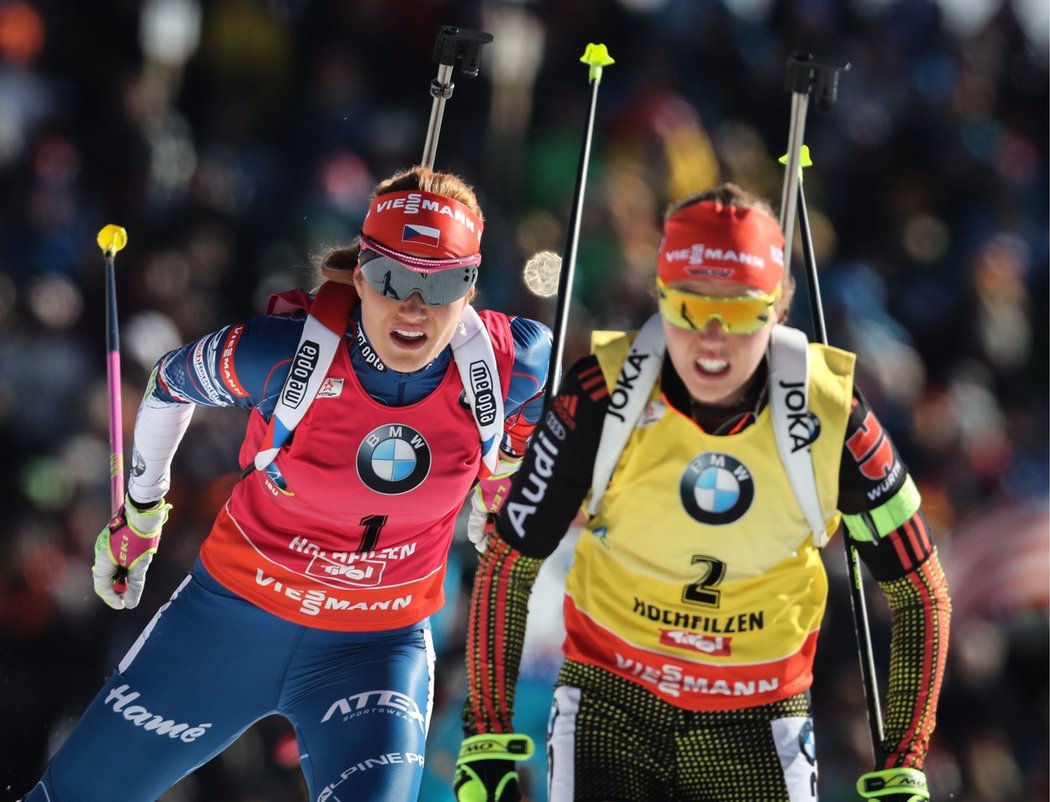 Laura Dahlmeierová byla v letošní sezoně nad síly Gabriely Koukalové