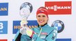 Biatlonistka Gabriela Koukalová získala podruhé za sebou malý křišťálový glóbus za vítězství v hodnocení sprintu ve Světovém poháru