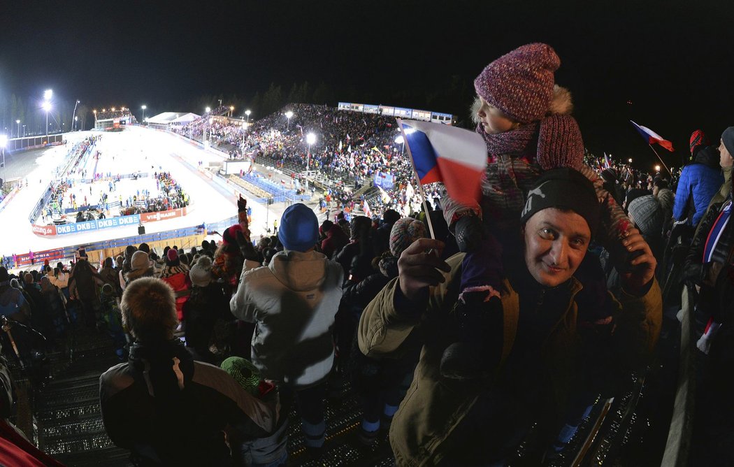 Při biatlonu v Novém Městě panovala fantastická atmosféra