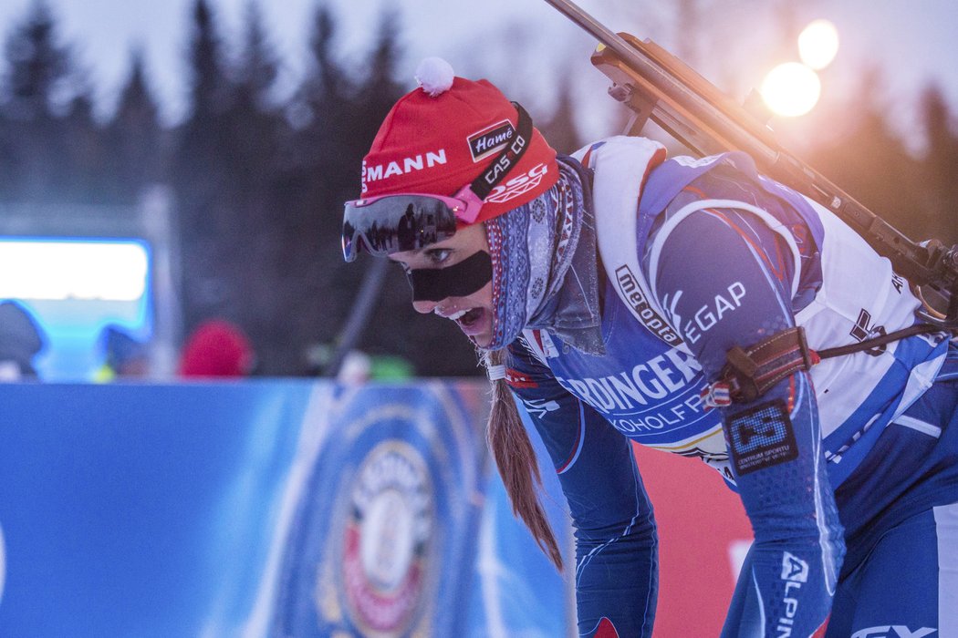 Gabriela Soukalová potvrdila ve štafetě famózní formu