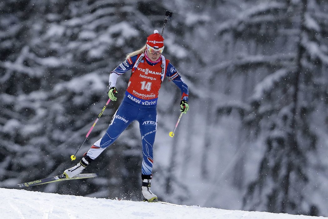 Puskarčíková bojovala v závodě na 12,5 kilometru