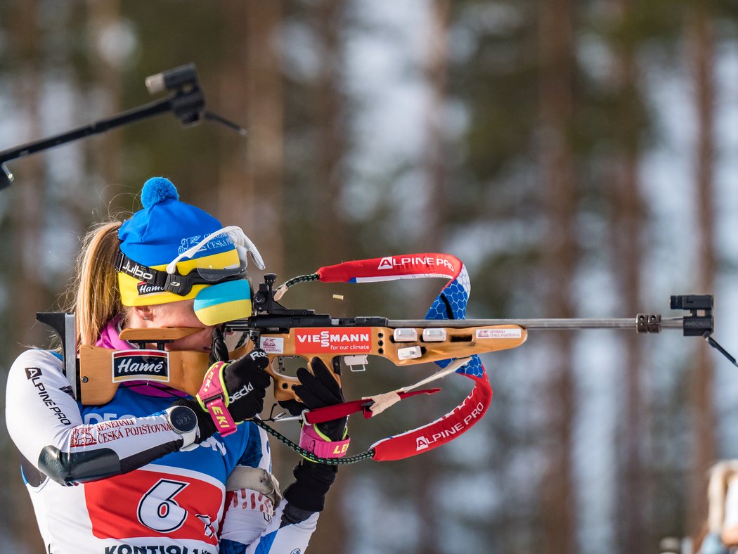 Biatlonistka Eva Puskarčíková letos ukončila kariéru