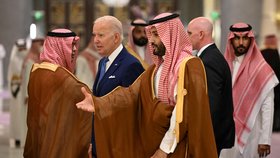Joe Biden na návštěve Blízkého východu. (16. 7. 2022)