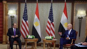 Joe Biden na návštěve Blízkéo východu. (16. 7. 2022)