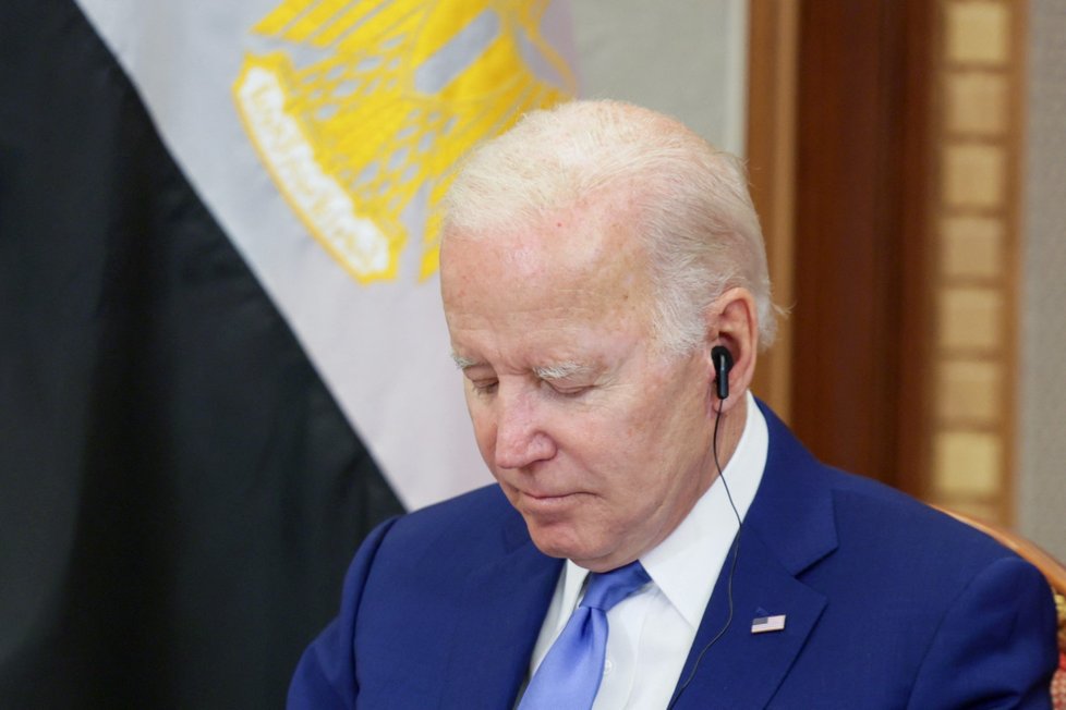 Joe Biden na návštěve Blízkéo východu. (16. 7. 2022)