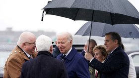 Americký prezident Joe Biden na návštěvě Irska, 12. 4. 2023