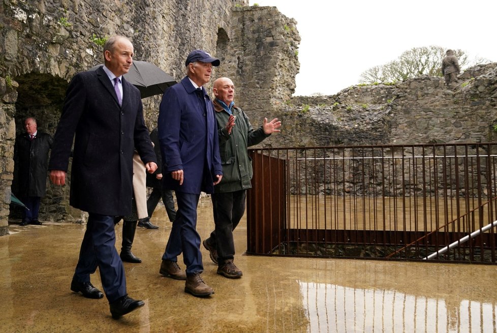 Americký prezident Joe Biden na návštěvě Irska (12. 4. 2023)