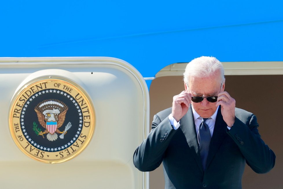 Setkání lídrů ve Švýcarsku: Americký prezident Joe Biden v Ženevě (15.6.2021)