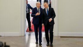 Joe Biden na návštěvě Polska (21. 2. 2023)