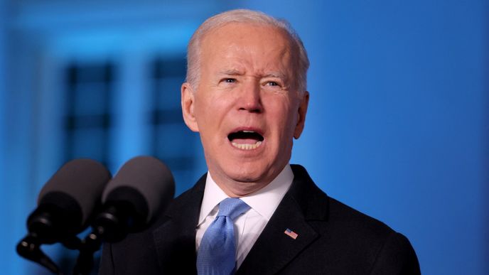 Prezident USA Joe Biden v Polsku (26. 3. 2022)