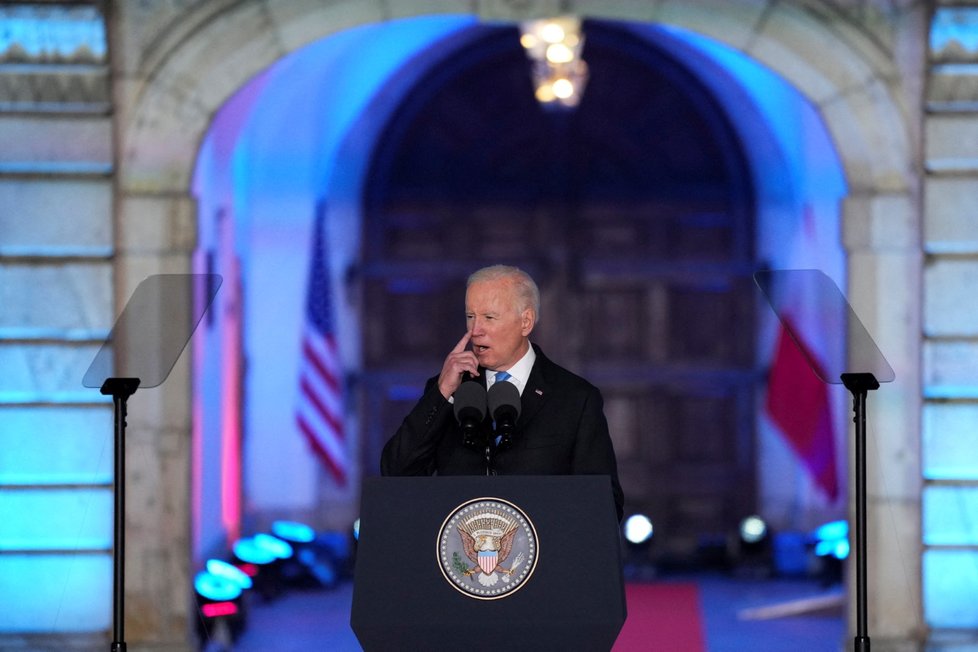 Prezident USA Joe Biden v Polsku (26. 3. 2022)