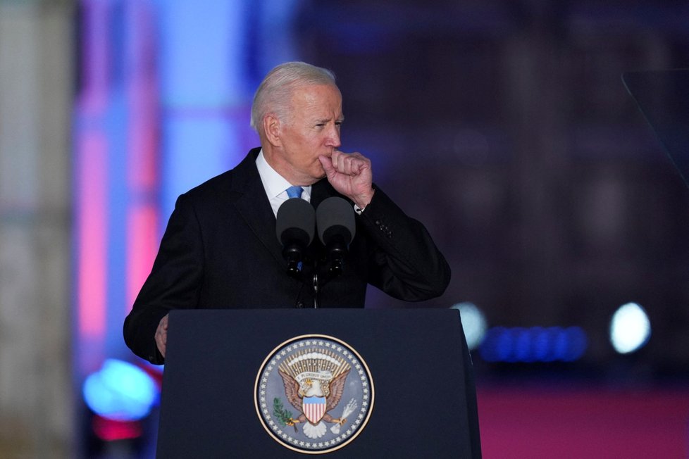 Prezident USA Joe Biden v Polsku (26. 3. 2022)