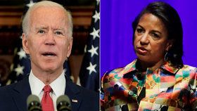 Joe Biden a kandidátka na viceprezidentku Susan Rice (14. 6. 2020)