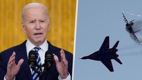 Putin je diktátor, rozlítil se Biden. USA zavírají ruským letadlům nebe