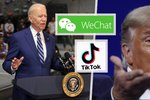 Biden odvolává, co Trump zakázal. Čínský TikTok a WeChat mohou používat i Američané