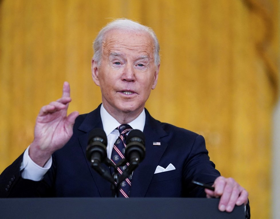 Joe Biden označil ruské akce za invazi na Ukrajinu.