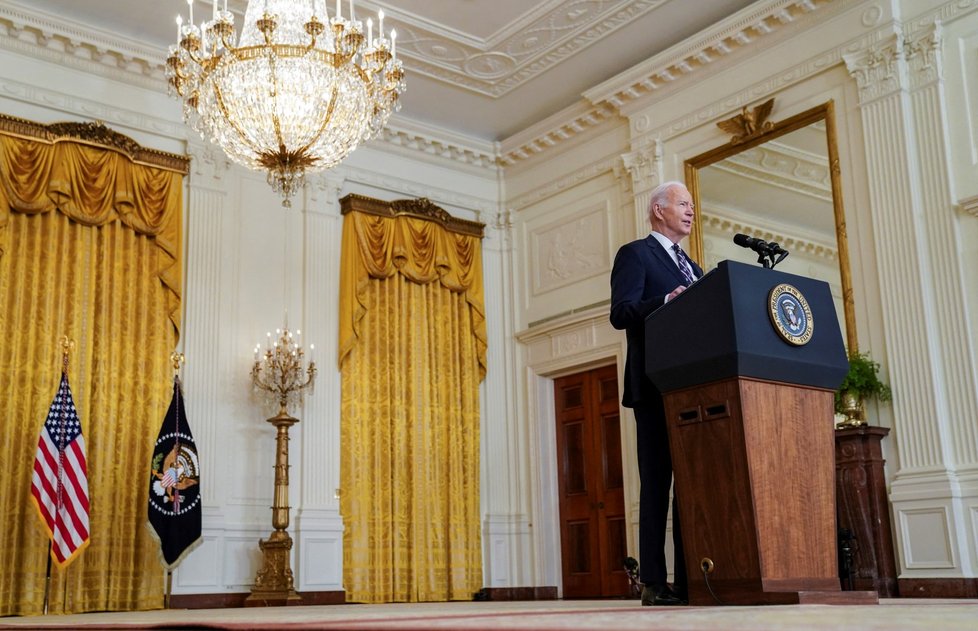 Joe Biden označil ruské akce za invazi na Ukrajinu.