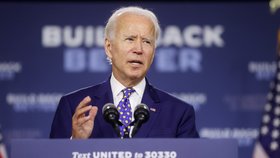 Demokratický kandidát na amerického prezidenta bývalý videprezident Joe Biden