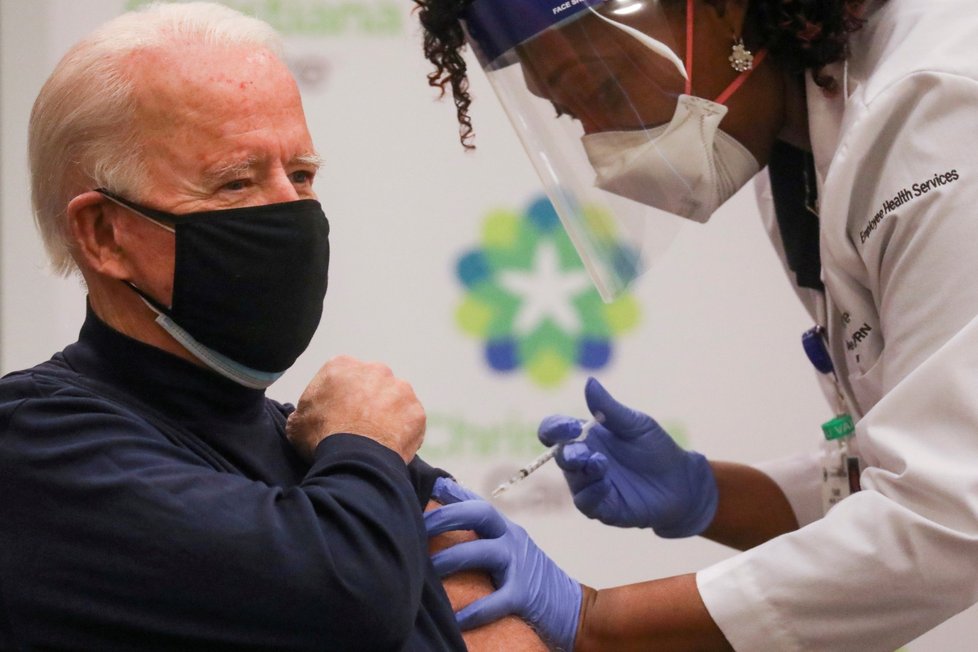 Prezident USA Joe Biden a jeho očkování
