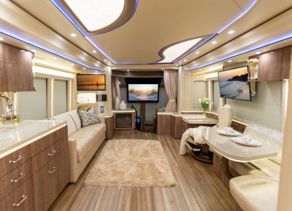 Justin Bieber a jeho luxusní karavan