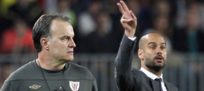 Marcelo Bielsa v zápase proti Barceloně