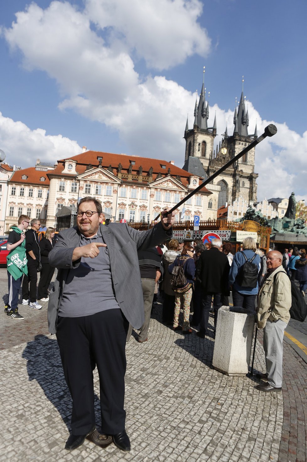 V Praze bydlel Ottfried nedaleko Staroměstského náměstí. Poznávala ho tu řada jeho fanoušků!