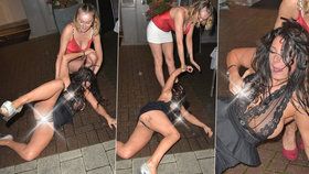 Namol opilá Simone Reed z Big Brother se skácela k zemi.
