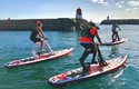 Bike Surf se podobá paddleboardu, ale šlape se na něm jako na kole.